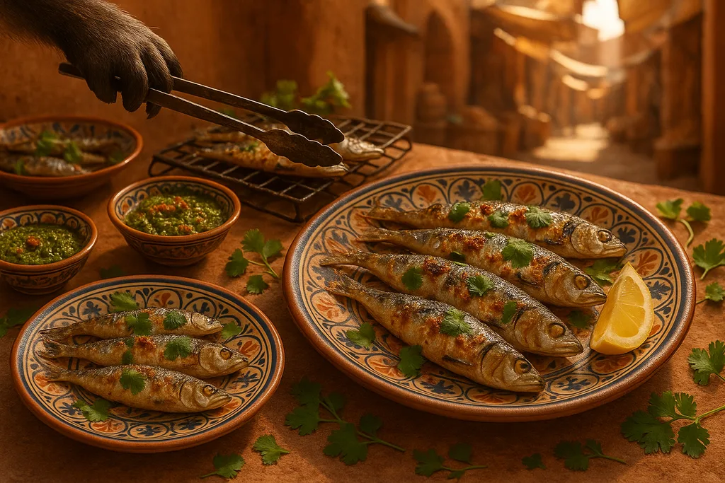 Moroccan Grilled Sardines